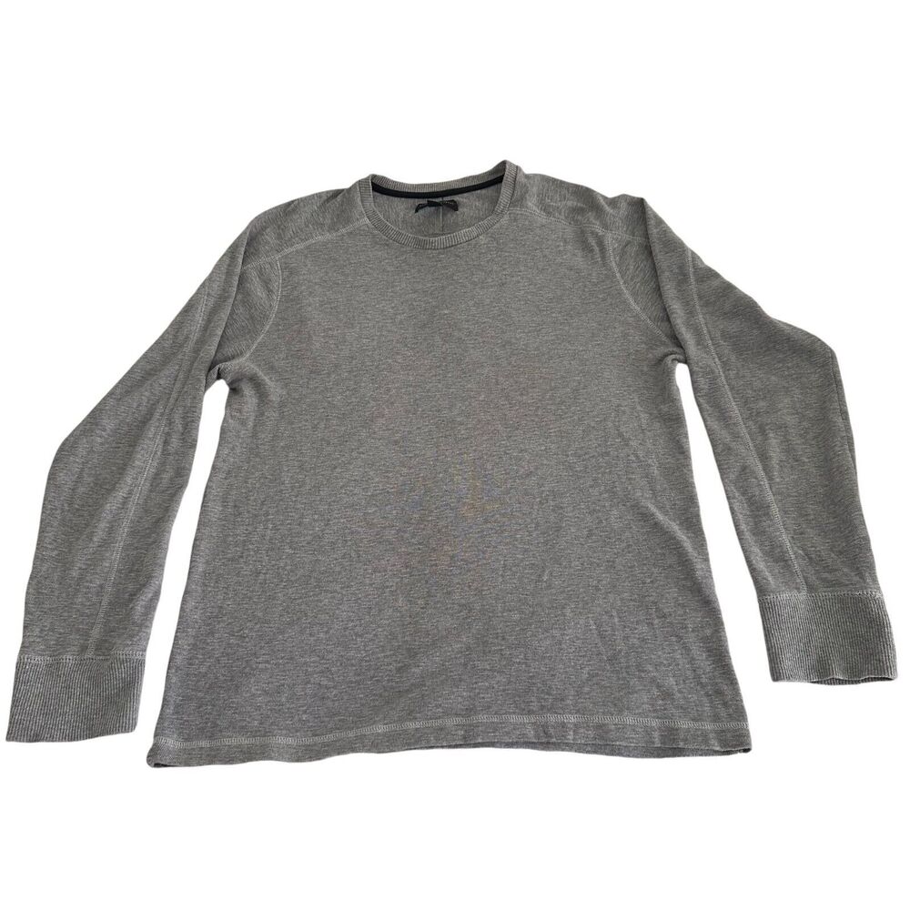 Banana Republic Pullover Sweater Men's Size Large Gray Lightweight Normcore